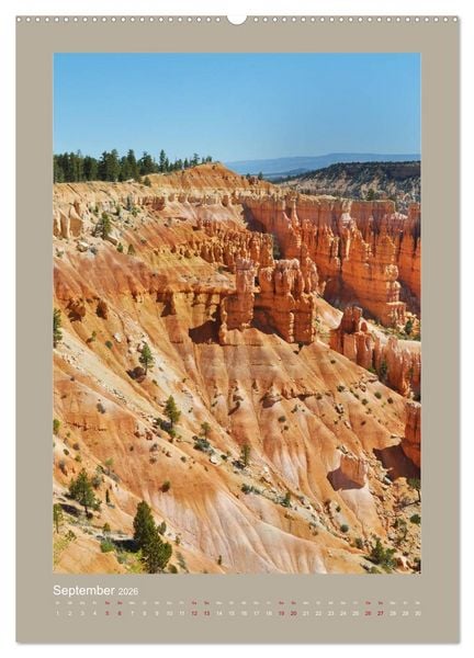 Produktbild: Erlebe mit mir den Bryce Canyon Nationalpark (Wandkalender 2026 DIN A2 hoch), CALVENDO Monatskalender