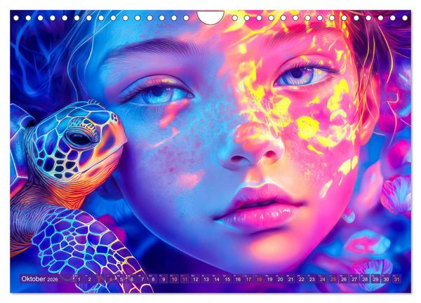 Produktbild: Magische Liebe - Mensch und Tier (Wandkalender 2026 DIN A4 quer), CALVENDO Monatskalender