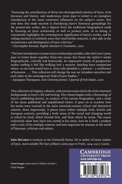 Produktbild: James Joyce in Context