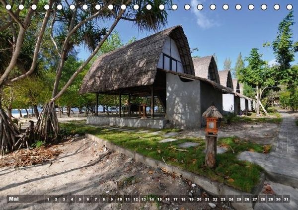 Produktbild: Gili Nanggu - Paradiesische kleine Insel (Tischkalender immerw&auml;hrend DIN A5 quer)