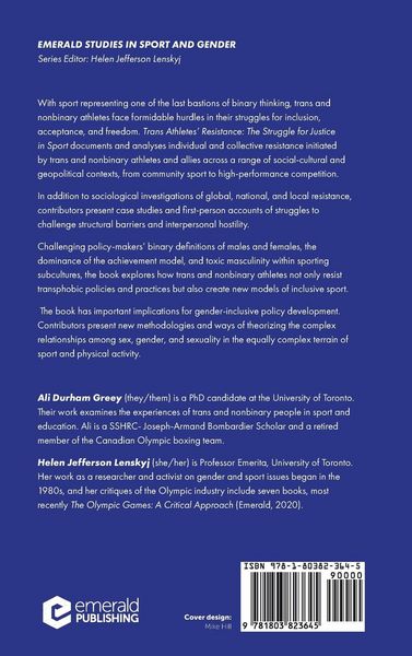 Produktbild: Trans Athletes' Resistance