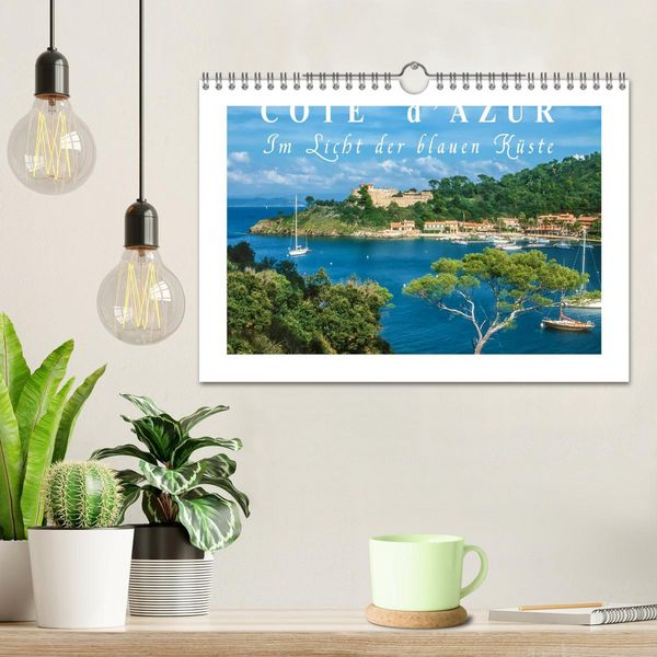 Produktbild: Cote d'Azur - Im Licht der blauen K&uuml;ste (Wandkalender 2026 DIN A4 quer), CALVENDO Monatskalender