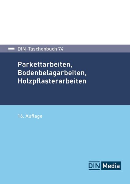 Produktbild: DIN-Taschenbuch 74