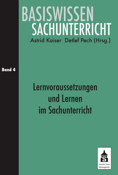 Produktbild: Lernvoraussetzungen und Lernen im Sachunterricht