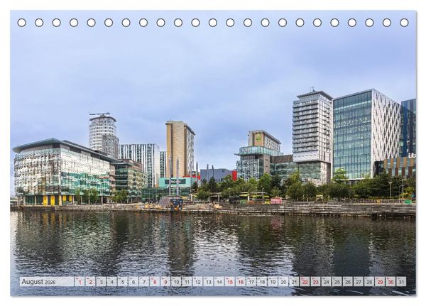 Produktbild: Faszination Manchester (Tischkalender 2026 DIN A5 quer), CALVENDO Monatskalender
