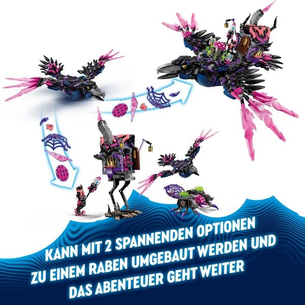 Produktbild: LEGO DREAMZzz Der Mitternachtsrabe der Nimmerhexe, Spielzeugtier 71478