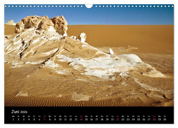 Produktbild: Weisse W&uuml;ste &Auml;gypten (Wandkalender 2026 DIN A3 quer), CALVENDO Monatskalender