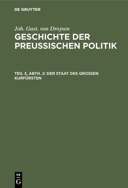 Produktbild: Der Staat des grossen Kurf&uuml;rsten