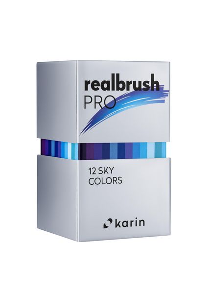 Produktbild: KARIN Marker Realbrush PRO Sky Colors, 12er Pinsel Set