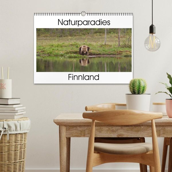 Produktbild: Naturparadies Finnland (Wandkalender 2026 DIN A3 quer), CALVENDO Monatskalender
