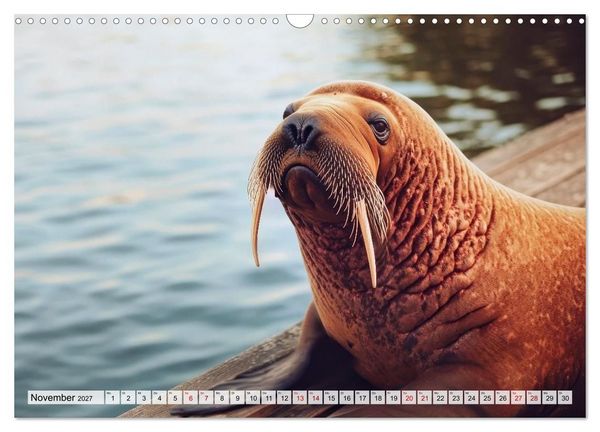 Produktbild: Faszination Robben - Zwischen Wellen und Weite (Wandkalender 2027 DIN A3 quer), CALVENDO Monatskalender