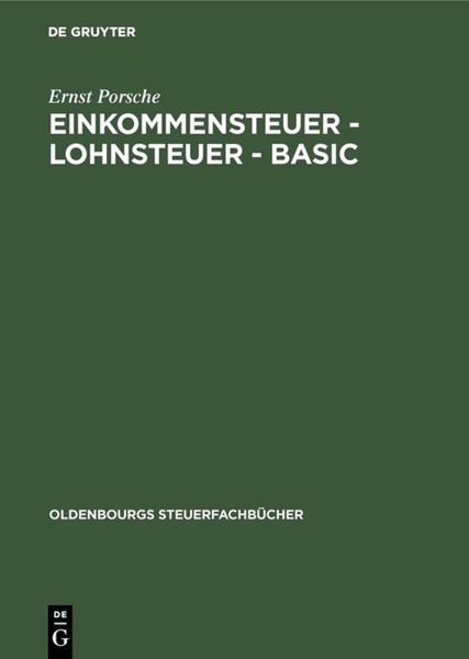 Einkommensteuer - Lohnsteuer - BASIC