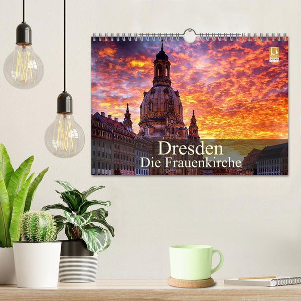 Produktbild: Dresden - Die Frauenkirche (Wandkalender 2026 DIN A4 quer), CALVENDO Monatskalender