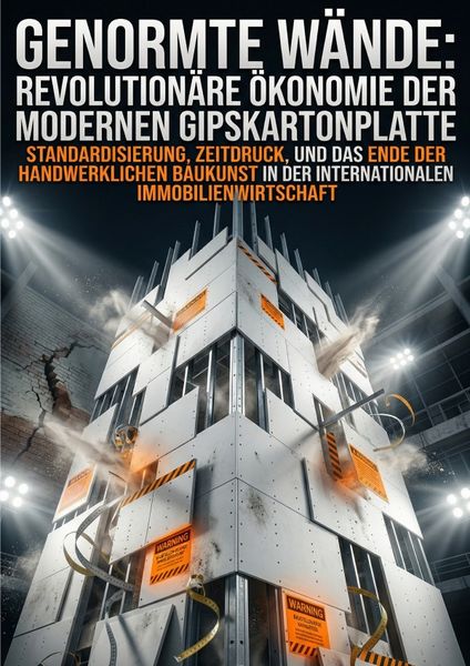 Produktbild: Genormte W&auml;nde: Die revolution&auml;re &Ouml;konomie der modernen Gipskartonplatte