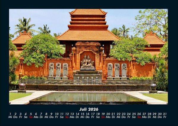 Produktbild: Tempel 2026 Fotokalender DIN A4