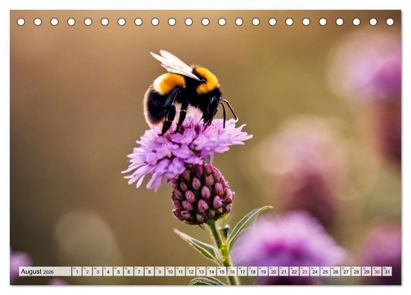 Produktbild: Filigrane Insekten (Tischkalender 2026 DIN A5 quer), CALVENDO Monatskalender