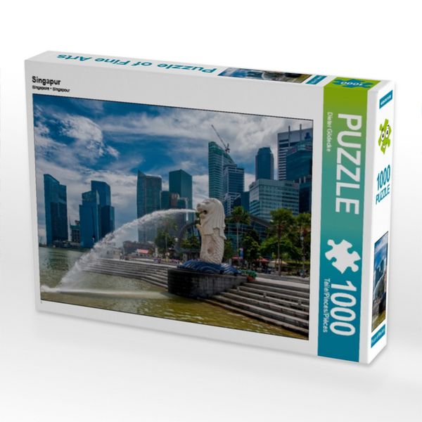 CALVENDO Puzzle Singapur | 1000 Teile Lege-Größe 64x48cm Foto-Puzzle für glückliche Stunden