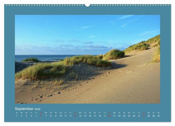 Produktbild: Sandd&uuml;nen an der Nordsee in den Niederlanden (Wandkalender 2026 DIN A2 quer), CALVENDO Monatskalender