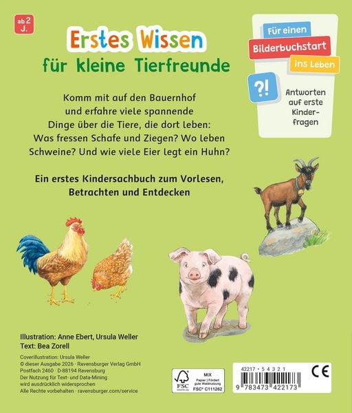Produktbild: Entdecke die Bauernhoftiere