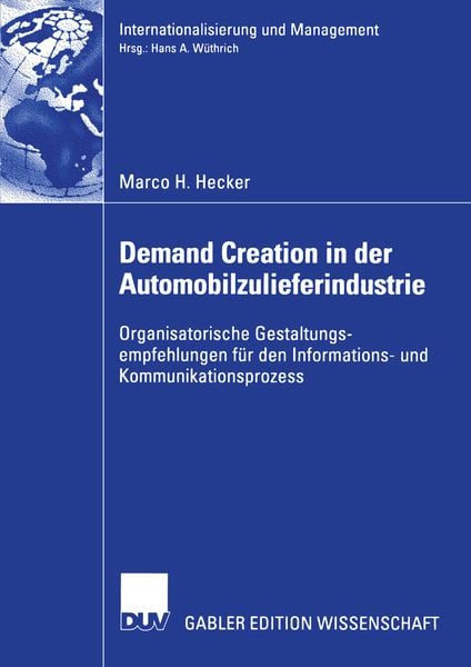 Produktbild: Demand Creation in der Automobilzulieferindustrie