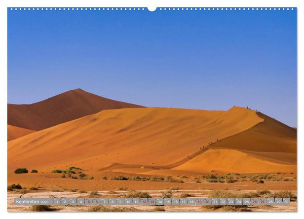 Produktbild: Namibia &ndash; Auf dem Weg ins Sossusvlei (hochwertiger Premium Wandkalender 2026 DIN A2 quer), Kunstdruck in Hochglanz
