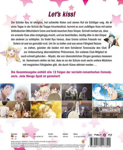 Produktbild: Yamada-kun and the Seven Witches - Gesamtausgabe - Blu-ray Box (2 Blu-rays)