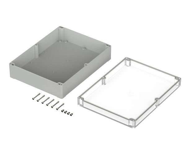 Produktbild: Bopla EUROMAS M 253 G 02253100 Industrie-Geh&auml;use 300 x 230 x 85 Polycarbonat Lichtgrau (RAL 7035) 1 St.