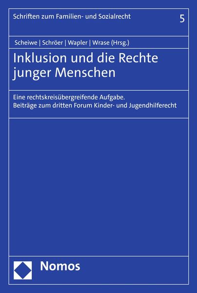 Produktbild: Inklusion und die Rechte junger Menschen
