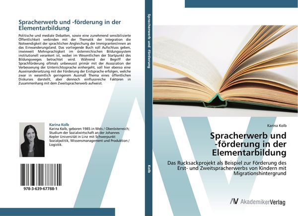 Produktbild: Spracherwerb und -f&ouml;rderung in der Elementarbildung