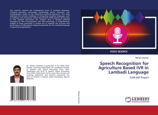 Produktbild: Speech Recognition for Agriculture Based IVR in Lambadi Language
