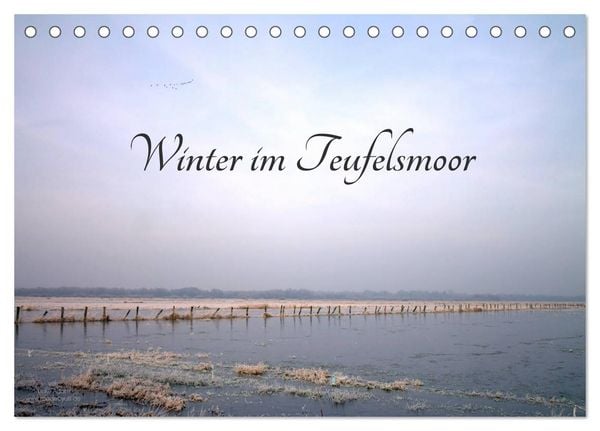 Produktbild: Winter im Teufelsmoor (Tischkalender 2026 DIN A5 quer), CALVENDO Monatskalender