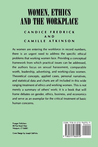 Produktbild: Women, Ethics and the Workplace