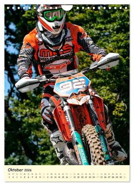 Produktbild: Motocross - einfach cool (Wandkalender 2026 DIN A4 hoch), CALVENDO Monatskalender