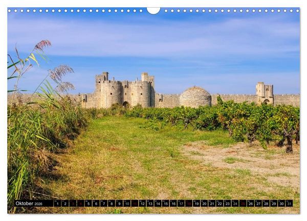 Produktbild: Camargue - Im Land der wei&szlig;en Pferde und schwarzen Stiere (Wandkalender 2026 DIN A3 quer), CALVENDO Monatskalender