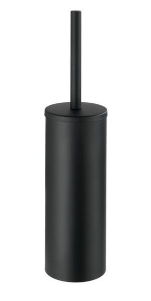 Produktbild: WC-Garnitur geschlossene Form Mod. Orea Schwarz, aus rostfreiem Edelstahl