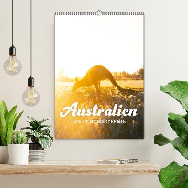 Produktbild: Australien - Eine unvergessliche Reise. (Wandkalender 2026 DIN A2 hoch), CALVENDO Monatskalender