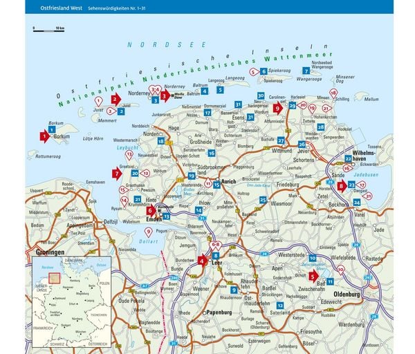 Produktbild: Ostfriesland und Ostfriesische Inseln