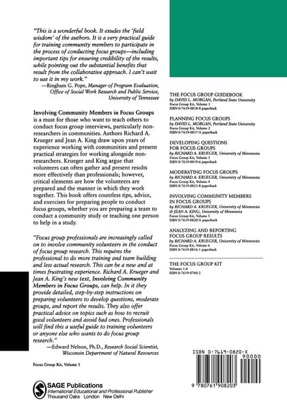 Produktbild: Involving Community Members in Focus Groups