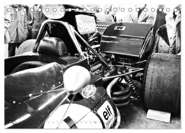 Produktbild: Grand Prix - Formel-Rennen 1972-1977 (Tischkalender 2026 DIN A5 quer), CALVENDO Monatskalender