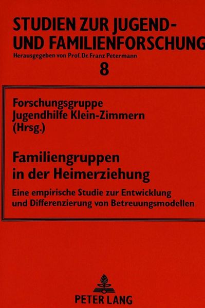 Produktbild: Familiengruppen in der Heimerziehung
