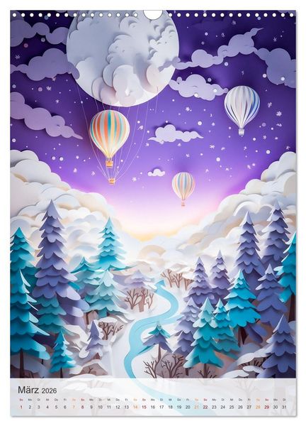 Produktbild: Mein Traumland (Wandkalender 2026 DIN A3 hoch), CALVENDO Monatskalender