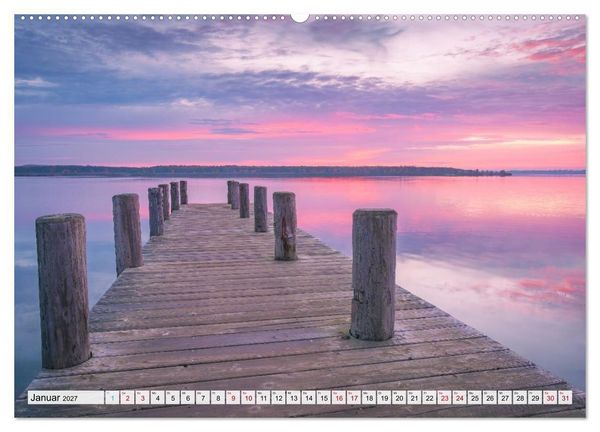 Produktbild: Willkommen im Saalekreis (hochwertiger Premium Wandkalender 2027 DIN A2 quer), Kunstdruck in Hochglanz