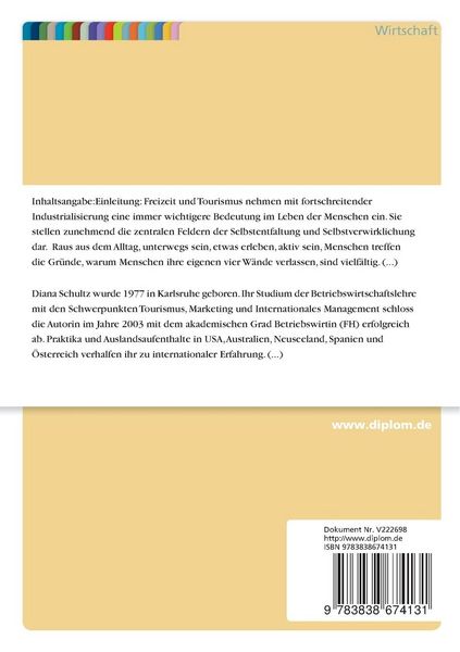 Produktbild: Entwicklung der Freizeitmobilit&auml;t mit besonderem Augenmerk auf die Entwicklung nach dem 11. September
