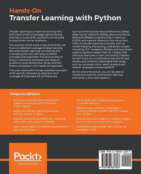 Produktbild: Hands-On Transfer Learning with Python