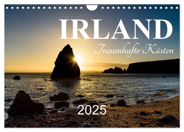 'Irland - Traumhafte Küsten (Wandkalender 2025 DIN A4 quer), CALVENDO 