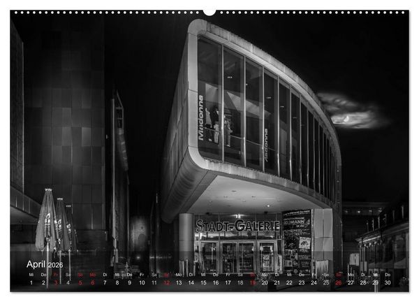 Produktbild: Heilbronn bei Nacht (Wandkalender 2026 DIN A2 quer), CALVENDO Monatskalender