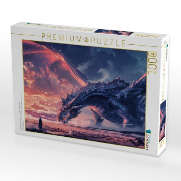 Produktbild: CALVENDO Puzzle Ein Motiv aus dem Kalender Das Jahr der Drachen | 1000 Teile Lege-Gr&ouml;&szlig;e 64x48cm Foto-Puzzle f&uuml;r gl&uuml;ckliche Stunden