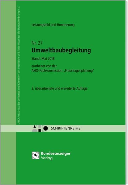 Produktbild: Umweltbaubegleitung - Leistungsbild und Honorierung