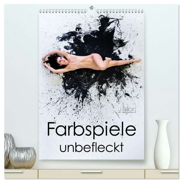 Produktbild: Farbspiele - unbefleckt (hochwertiger Premium Wandkalender 2026 DIN A2 hoch), Kunstdruck in Hochglanz