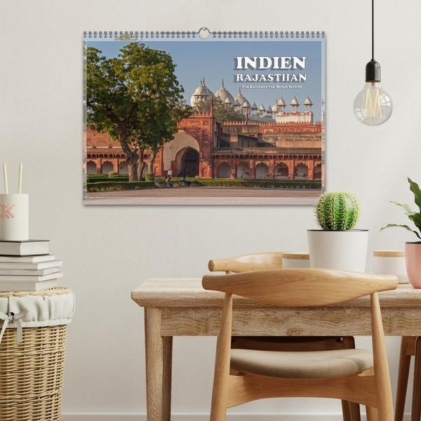 Produktbild: Indien, Rajasthan (Wandkalender 2027 DIN A3 quer), CALVENDO Monatskalender